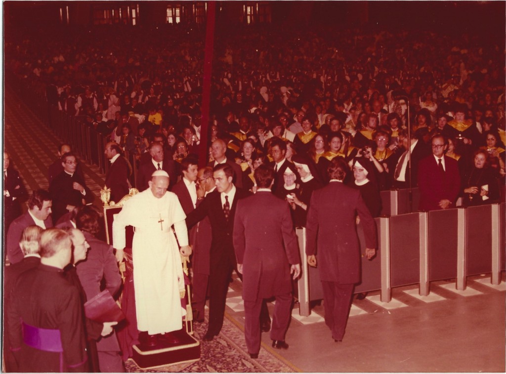 Collegiate Choir 1st European tour 7-74 Audience Hall